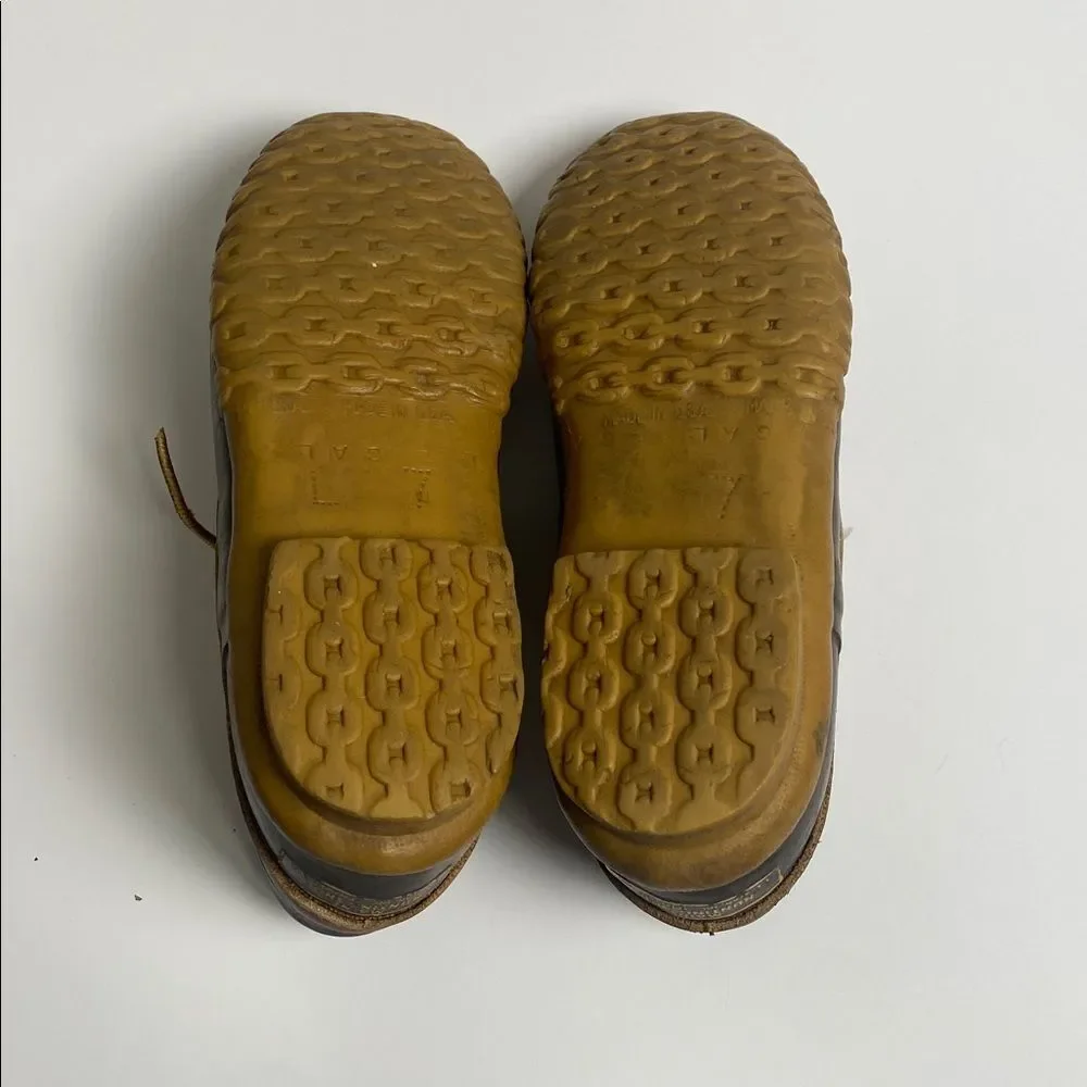 Maine Hunting Shoes Leather Duck Boots | Made In USA | Men's Size 7